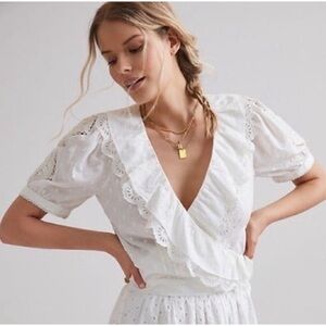 Anthropologie Forever That Girl Wrap Top